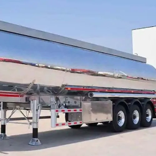 3 Axles Stainless Steel Diesel Oil Transport Semi Trailer Oil Tanker - chassis detail