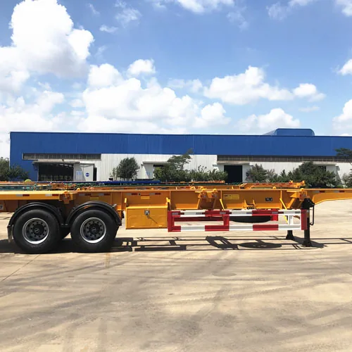 Durable 20FT Straight Skeleton Chassis For Sale - loading platform detail