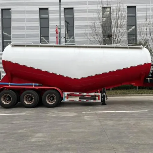 40 CBM Bulk Cement Tank Trailer - rear view