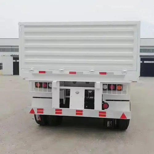 Durable Side Wall Semi Trailer for Sale - rear view