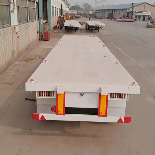 Reliable Flatbed Trailer Supplier - rear view