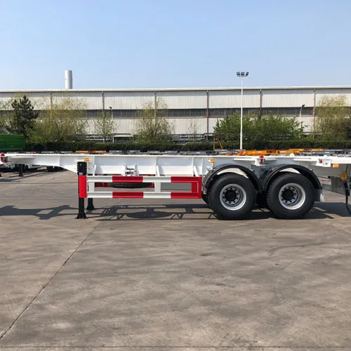 China Container Trailer Manufacturer - rear view