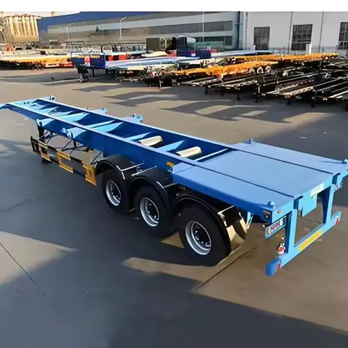 China Container Trailer Factory - rear view