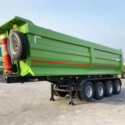 Top China Dump Trailer Supplier - rear view