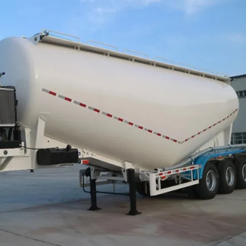 Hot Sale Factory Price Tanker 3-Axle Powder Tank trailer Leaf Spring - suspension and axle detail