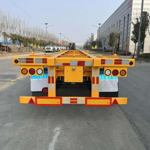 3 Axles Container Skeletal Semi Trailer Manufacturer - suspension and axle detail
