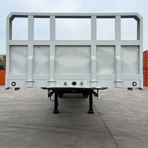 China 40FT Dropside Trailer Manufacturer - rear view