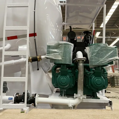 Low Price 45 CBM V Shape Flour Bulk Cement Powder Tanker Trailer for - chassis detail