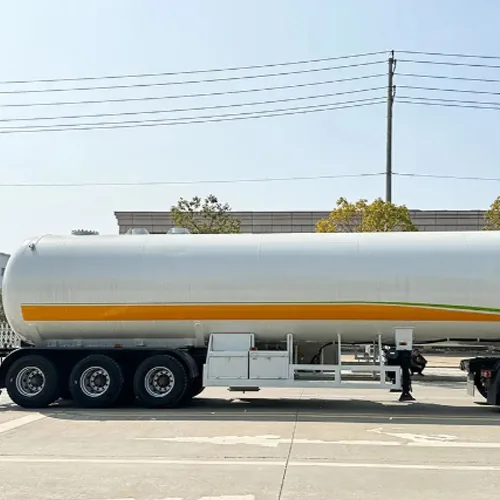 China-Made 3 Axle Gas Tank Semi Trailer - chassis detail