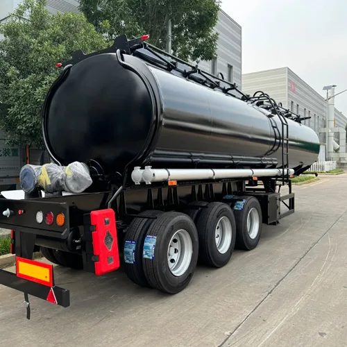 High quality 3 axle 40000L fuel tank trailer for sale - chassis detail