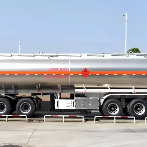 55cbm (55000 Liters) Diesel Fuel Tanker Semi Trailer for sales - side view