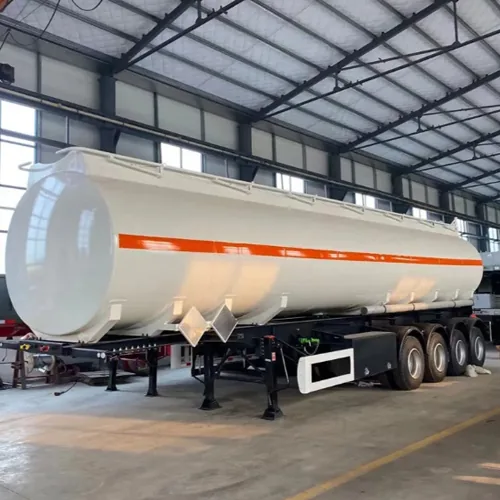 3-axle Aluminum Alloy Tanker 30,000L, 50,000L Diesel Tank Trailer For - side view