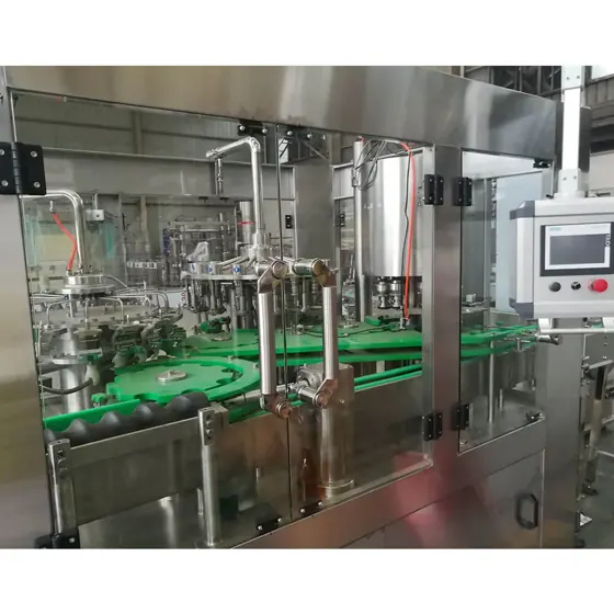 Glass Bottle Filling Machine supplied by TrueGlow Imaging