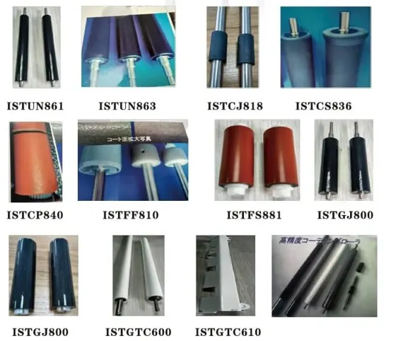 Rubber Rollers supplied by TrueGlow Imaging