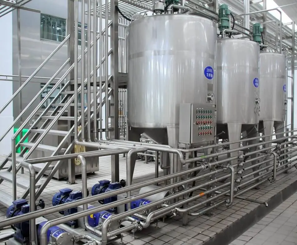 Yogurt Fermentation Tank supplied by TrueGlow Imaging