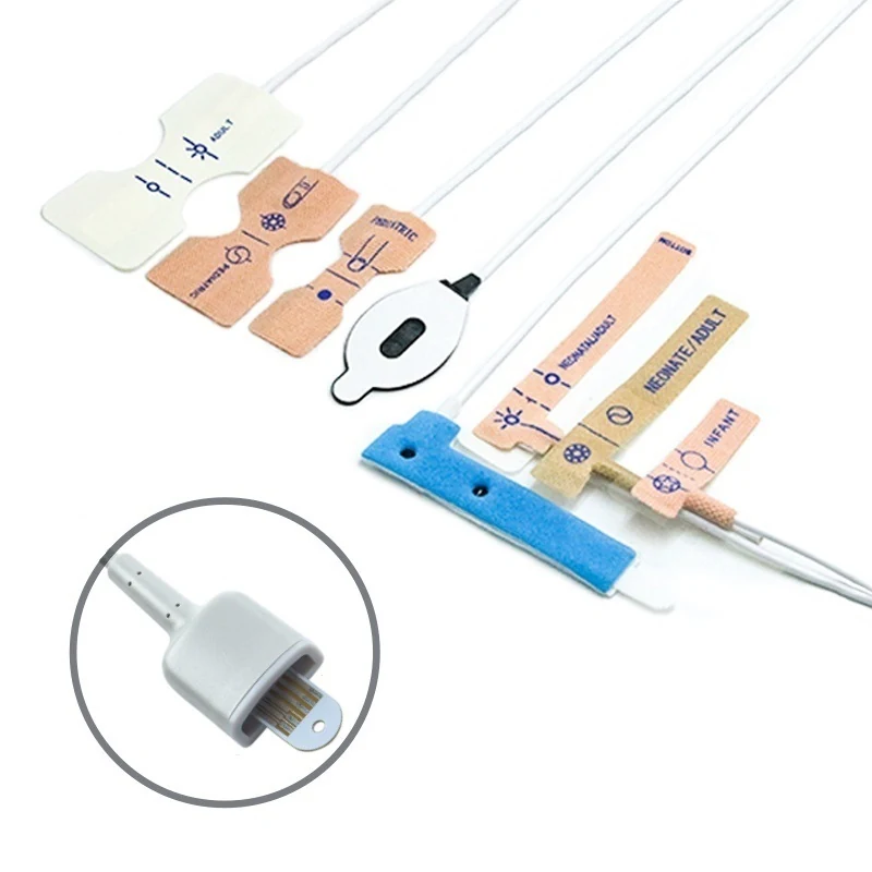 Disposable SpO2 Sensor 6 Pin for Masimo LNOP I1131 Series 0.9M with 6 pin male connector manufactured by Trumor Ltd