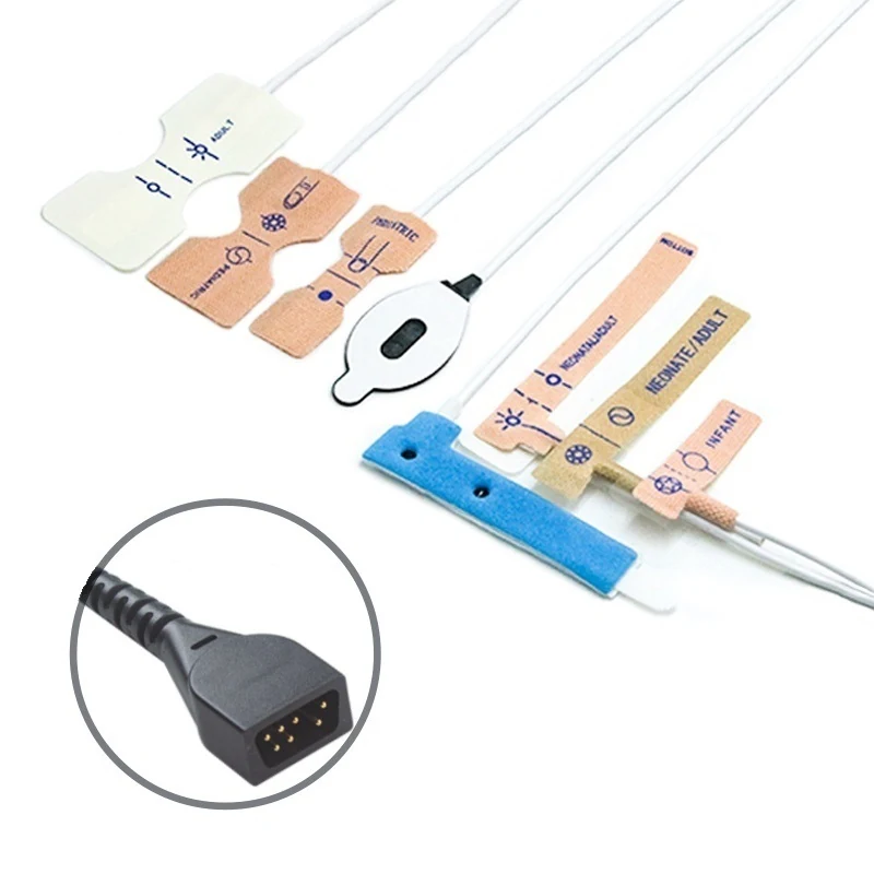 Disposable SpO2 Sensor 7 Pin for Nonin I0149 Series 0.9M with 7 pin male connector manufactured by Trumor Ltd