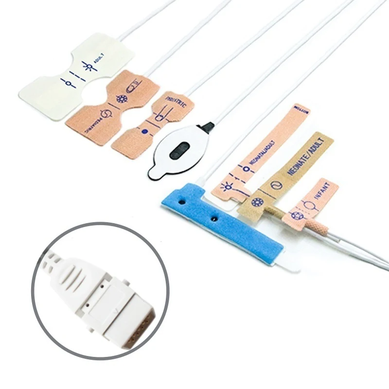 Disposable SpO2 Sensor 9 Pin for BCI I0102 Series 0.9M with 9 pin male connector manufactured by Trumor Ltd