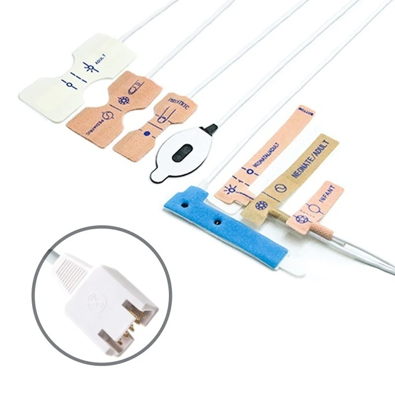 Disposable SpO2 Sensor 9 Pin for Masimo I0171 Series 0.9M with 9 pin male connector manufactured by Trumor Ltd