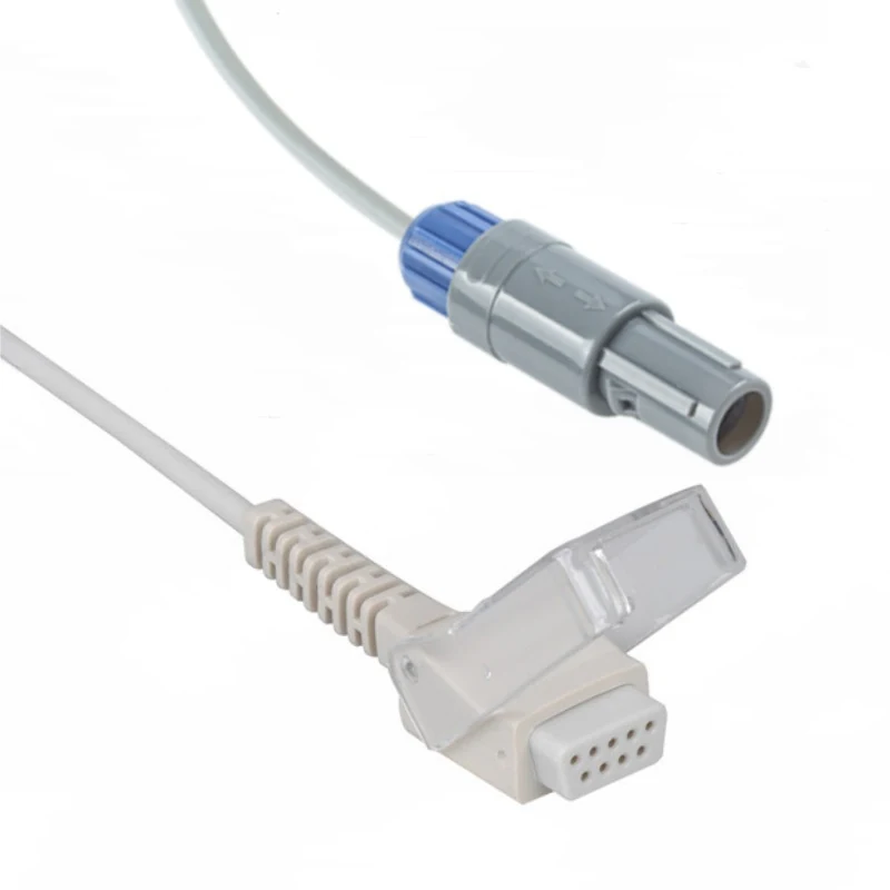 SpO2 Adapter Cable 5 Pin for Biocare N0181 2.4M with 5 pin male connector manufactured by Trumor Ltd