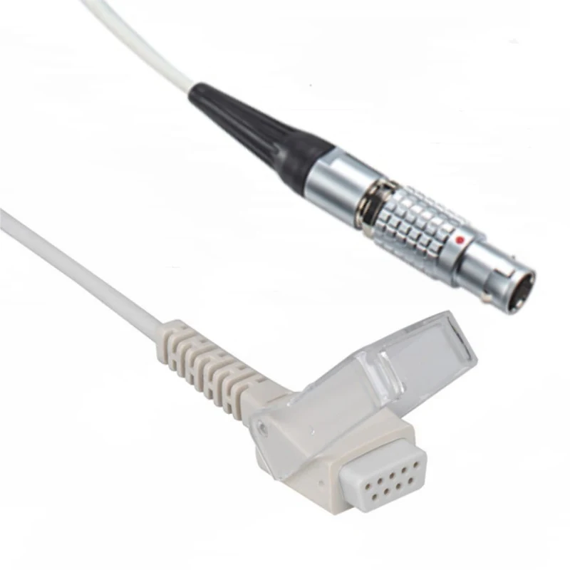 SpO2 Adapter Cable 5 Pin for CSI Criticare N0140 2.4M with 5 pin male connector manufactured by Trumor Ltd