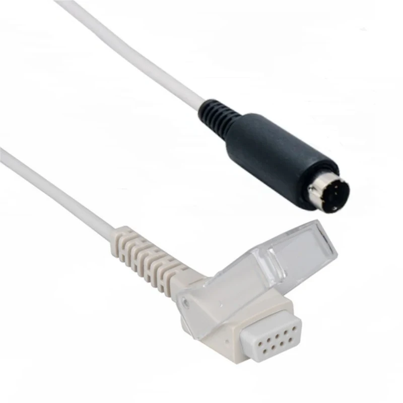 SpO2 Adapter Cable 6 Pin for Biosys N0108 2.4M with 6 pin male connector manufactured by Trumor Ltd