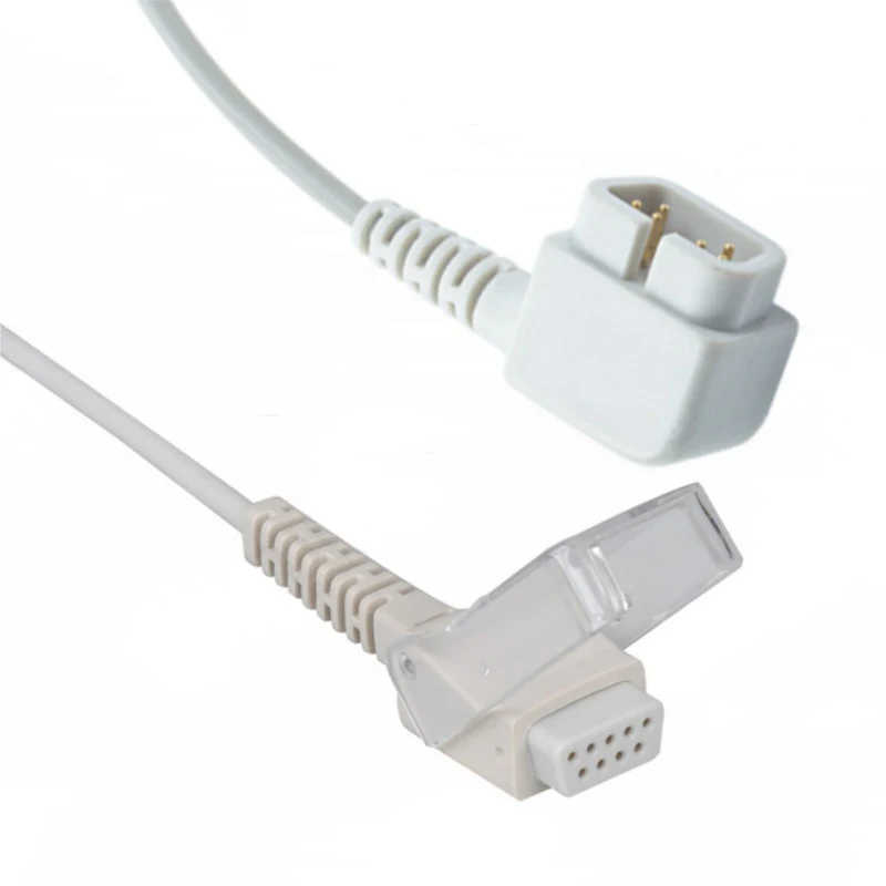 SpO2 Adapter Cable 6 Pin for CSI Criticare N0114 2.4M with 6 pin male connector manufactured by Trumor Ltd