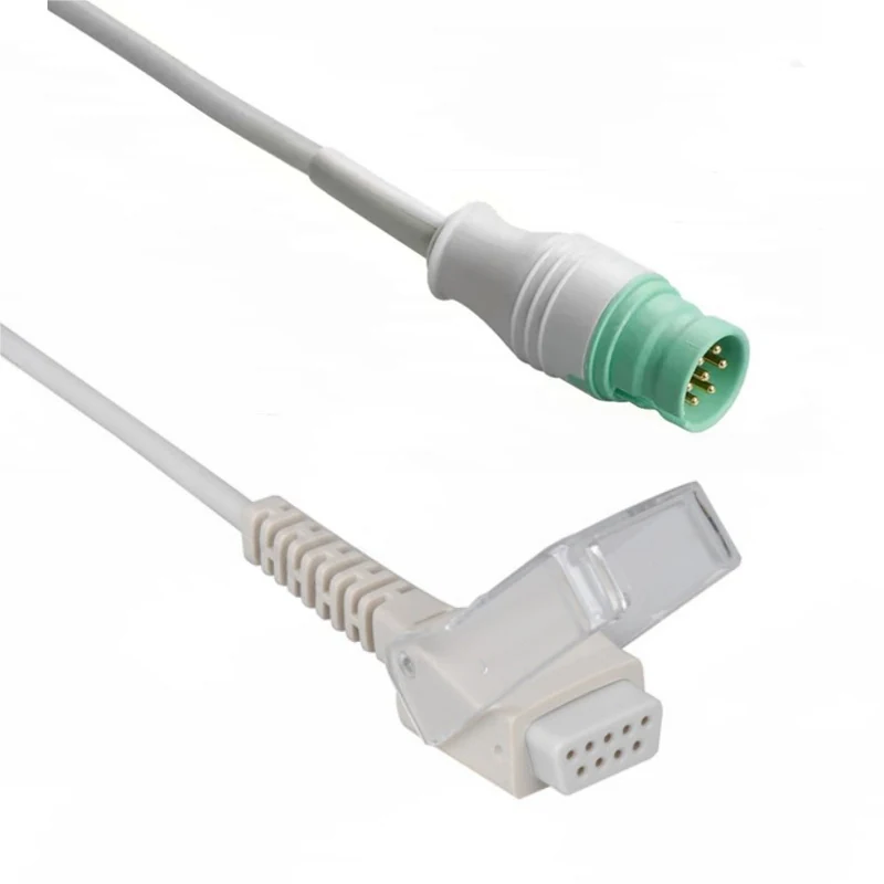 SpO2 Adapter Cable 7 Pin for Bionet N2144 2.4M with 7 pin male connector manufactured by Trumor Ltd