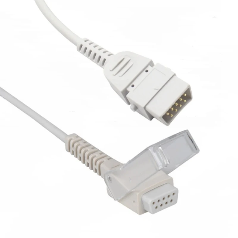 SpO2 Adapter Cable 9 Pin for BCI N0102 2.4M with 9 pin male connector manufactured by Trumor Ltd