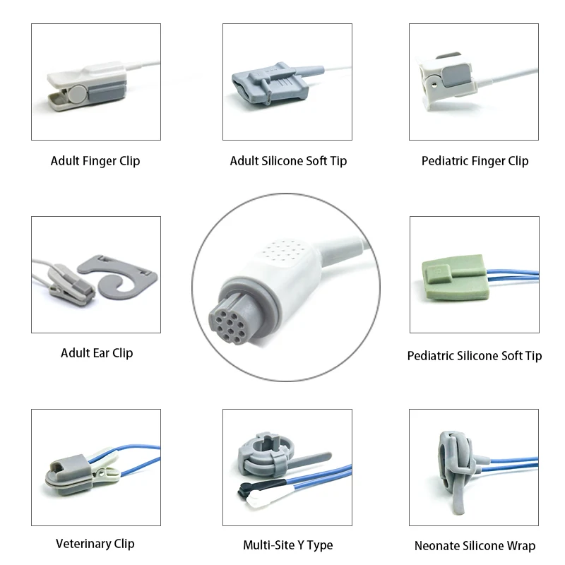 SpO2 Sensor 10 Pin for Datex Ohmeda K0119 Series 3.2M with 10 pin connector manufactured by Trumor Ltd
