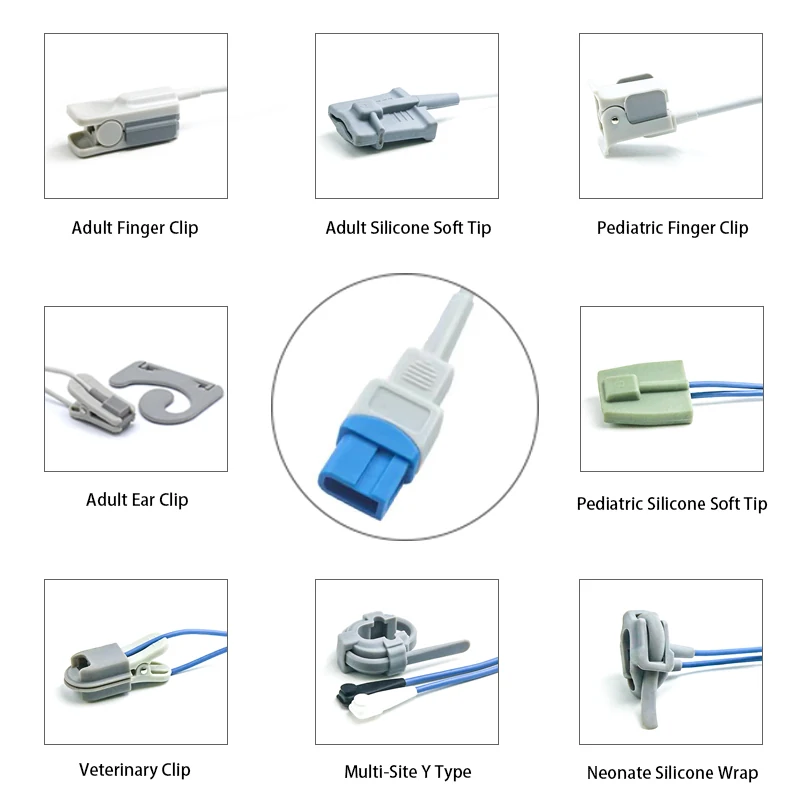 SpO2 Sensor 10 Pin for Spacelabs K0163 Series 3.2M with 10 pin connector manufactured by Trumor Ltd