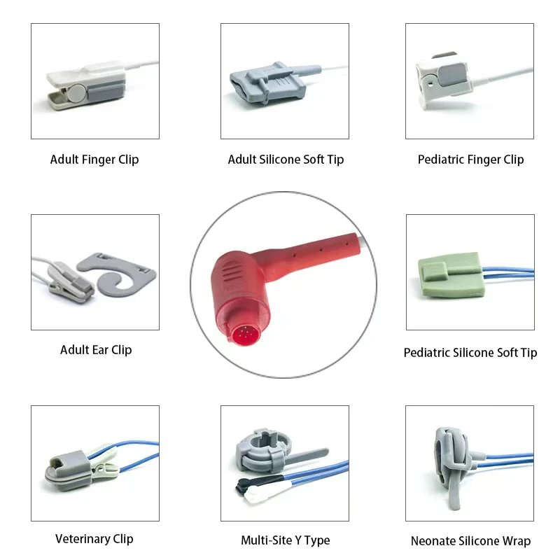 SpO2 Sensor 11 Pin for Corpuls K0307 Series 3.2M with 11 pin male connector manufactured by Trumor Ltd