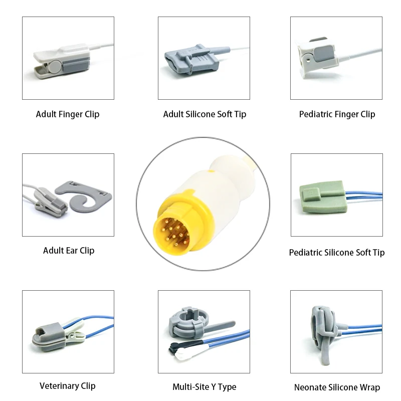 SpO2 Sensor 12 Pin for Infinium K0312 Series 3.2M with 12 pin male connector manufactured by Trumor Ltd