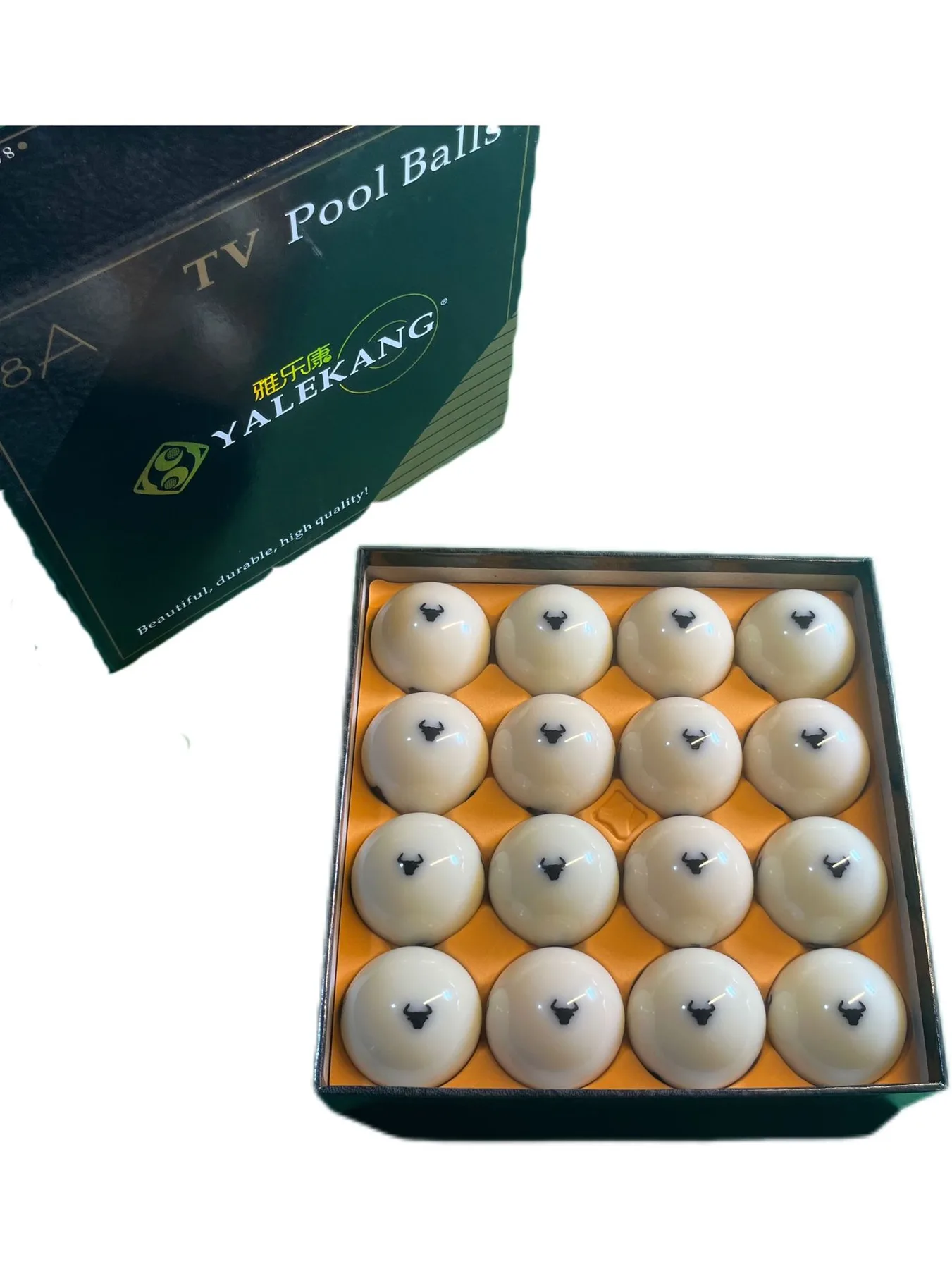 8A billiard balls, crystal balls, American style, eight large 5.7 billiard balls, crystal cue balls, factory d, photograph 3