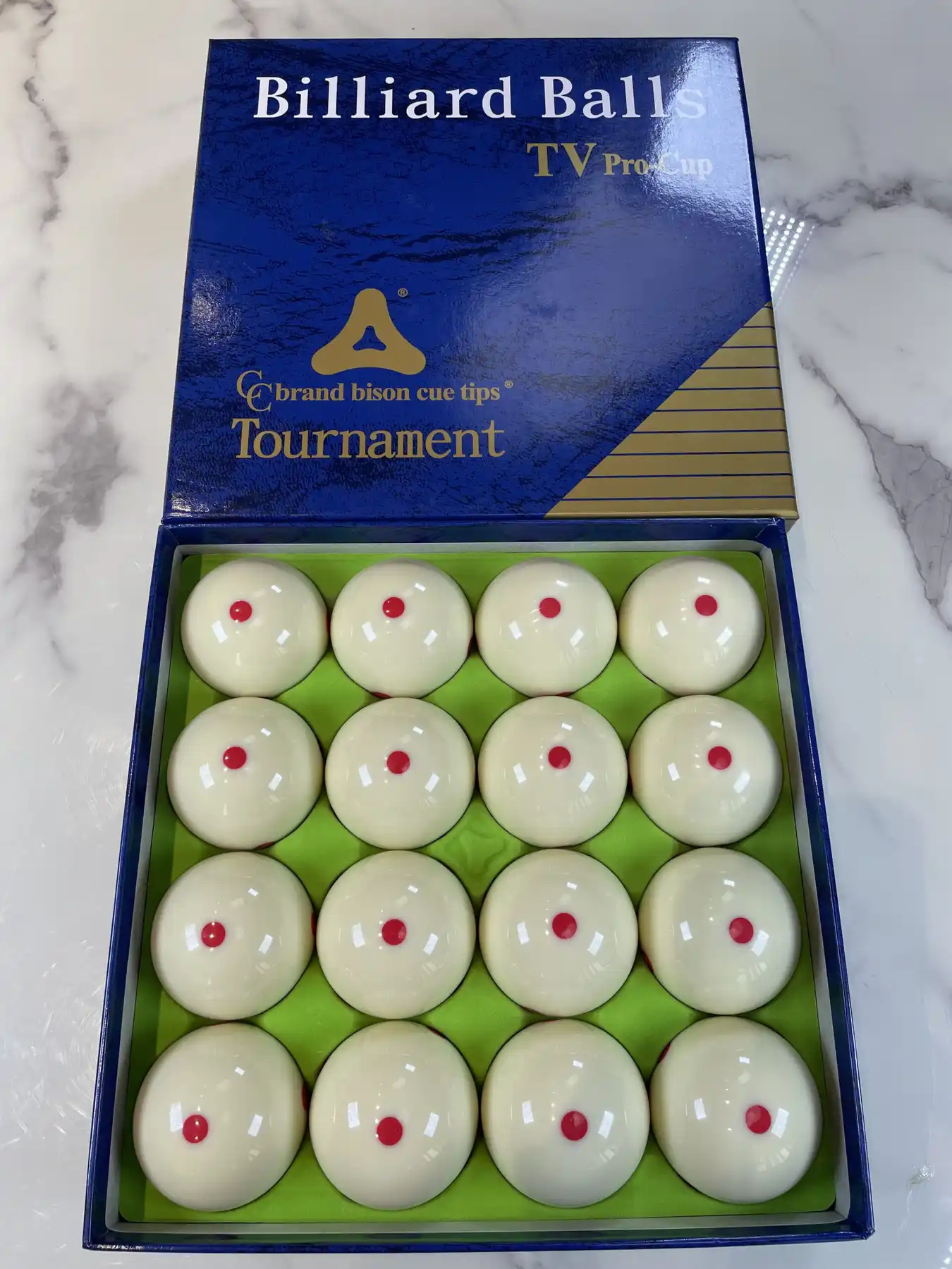 8A-Grade PRO Cup Standard Pool-Billiard Cue Ball With 6 Dots (2-1/4”) 57.2mm, photograph 4