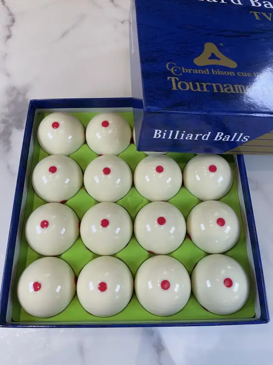 8A-Grade PRO Cup Standard Pool-Billiard Cue Ball With 6 Dots (2-1/4”) 57.2mm