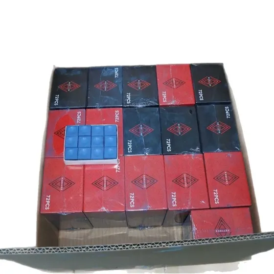 8A Pool Cue Chalk – 12pcs per Box, High-Quality Billiard Chalk Powder for Pool Halls, Factory Direct