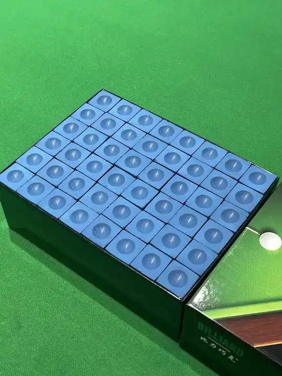 Bili 8A Pool Cue Chalk for Snooker, 8 Ball& 9 Ball Billiards, Premium Cue Tip Chalk Factory Direct