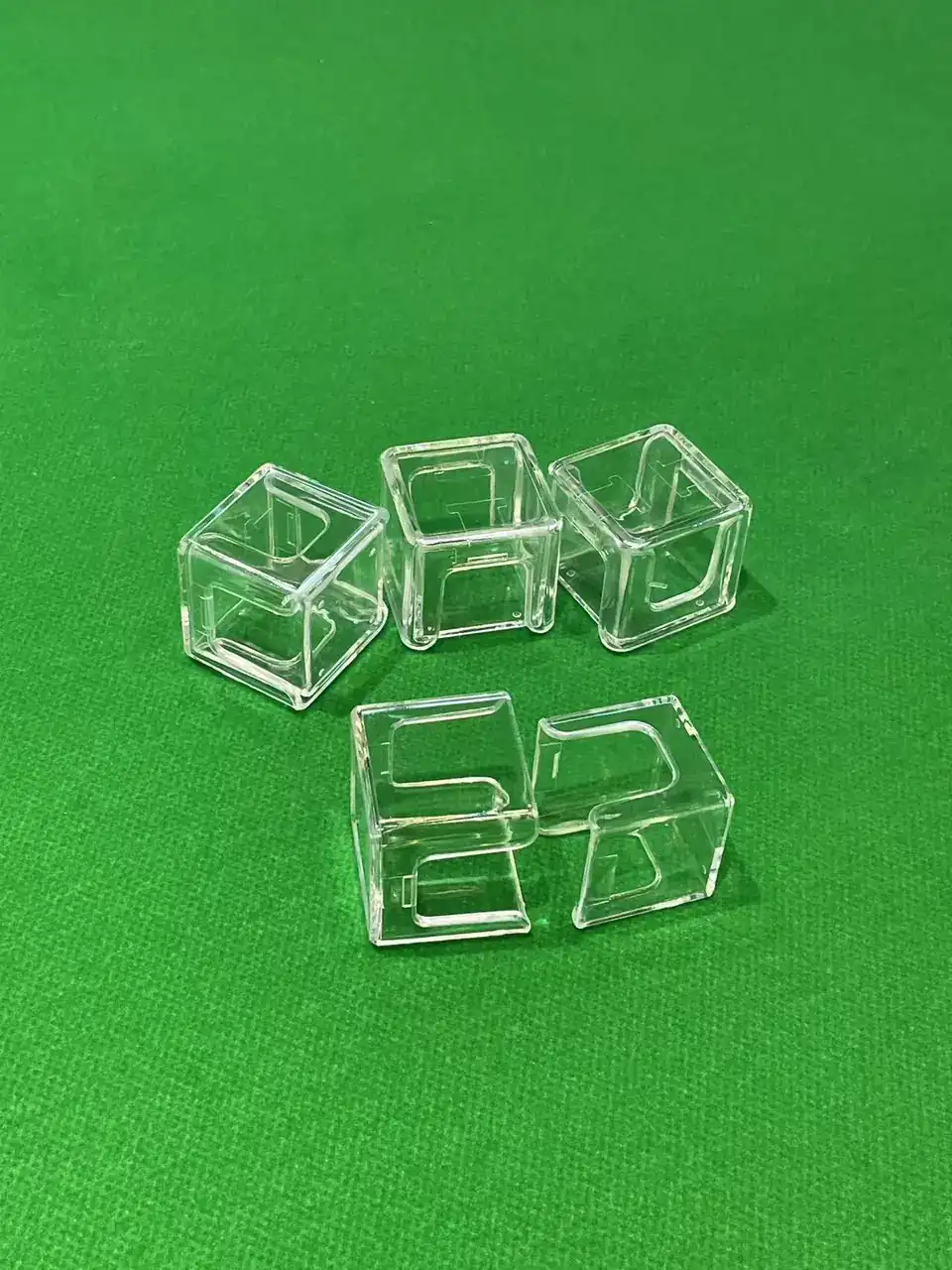 Billiards Chalk Powder Storage Box, Moisture-proof Box, Transparent Plastic Acrylic Medium 8g Billiards case, photograph 2