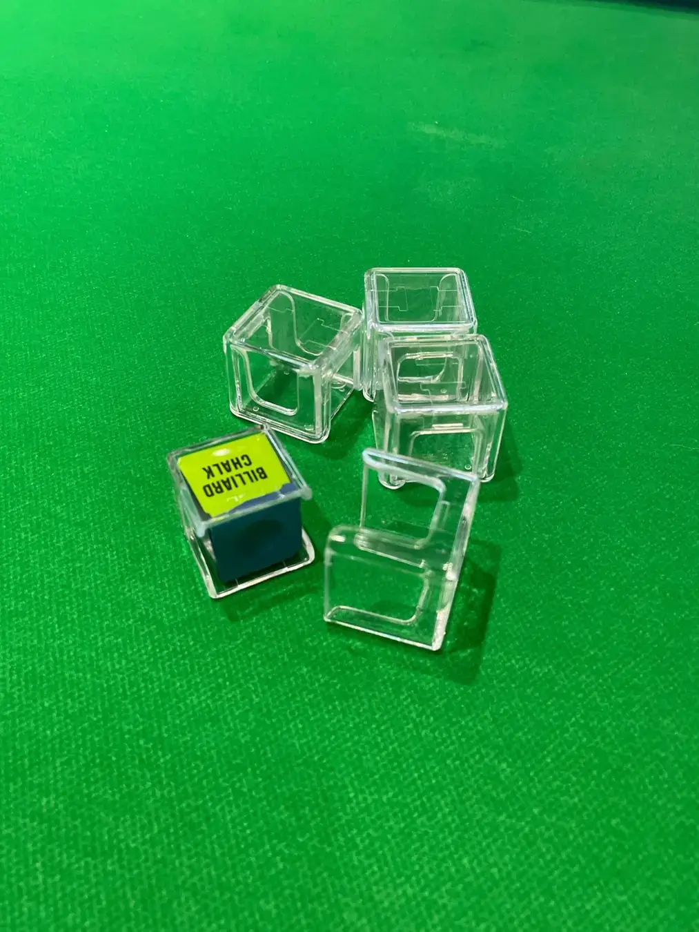 Billiards Chalk Powder Storage Box, Moisture-proof Box, Transparent Plastic Acrylic Medium 8g Billiards case, photograph 5