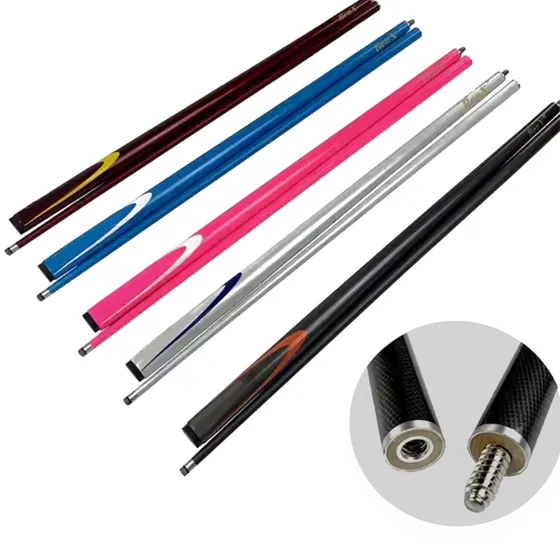 Carbon Fiber Snooker Cue 9.5mm Size Multi-Colors Factory Directly Sale Pool Cue