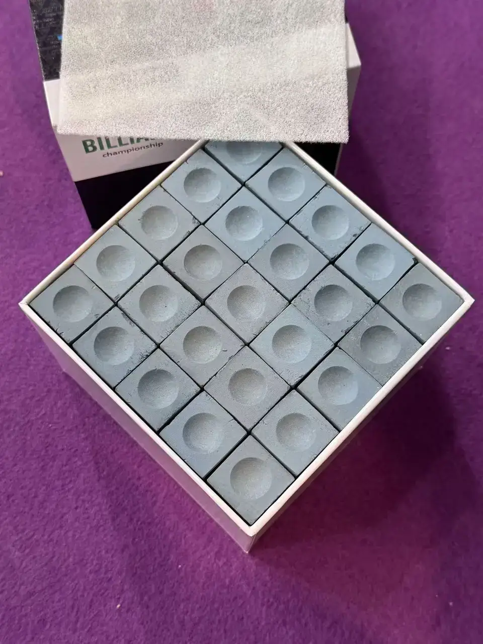 Factory Direct Bili 18A Pool Cue Chalk 100PCS Set –4 Colors Available, Professional Billiard Chalk for Pool Ha, photograph 2