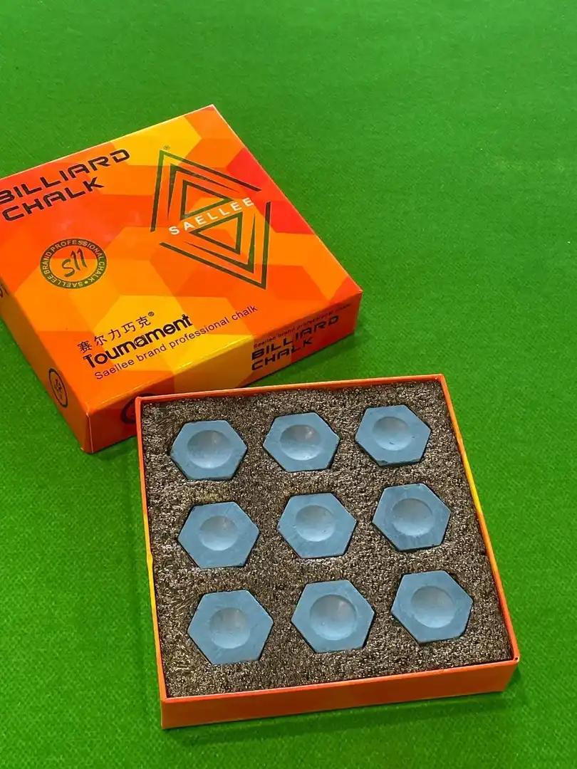 Factory Direct Billiards Chalk Powder Oil-Based Chalk Powder 9 Pieces/Box, photograph 5