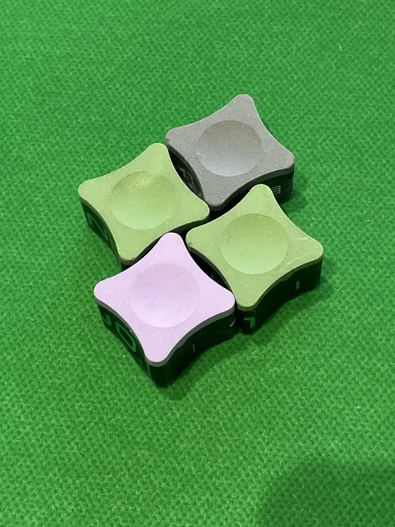 Factory Direct Butterfly Shape Pool Cue Chalk –Premium Multi-Color Billiard Chalk for Cue Tips, Wholesale Read, photograph 5