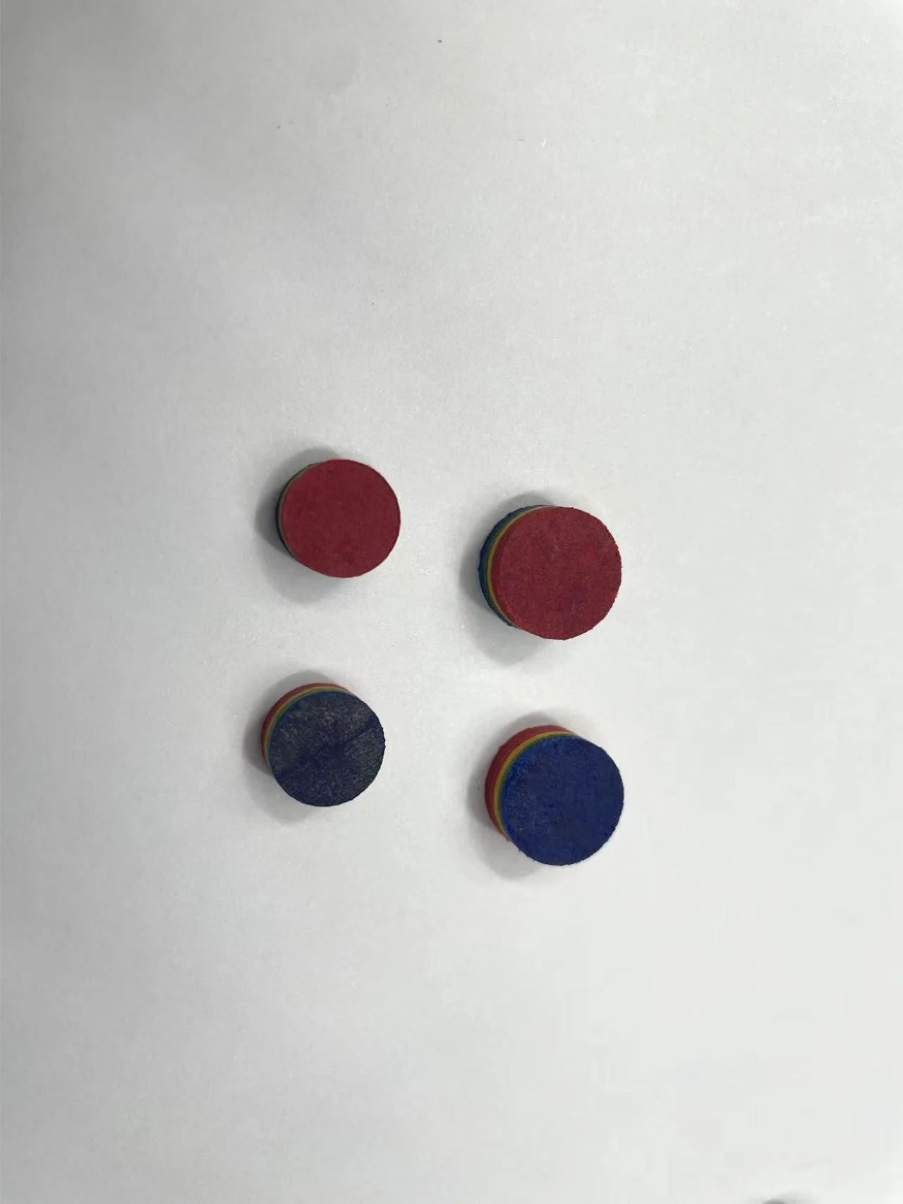 Factory Direct Multi-Layer Rainbow Pool Cue Tip 11mm Medium Hardness Billiard Cue Tip for Chinese 8 Ball Ameri, photograph 3