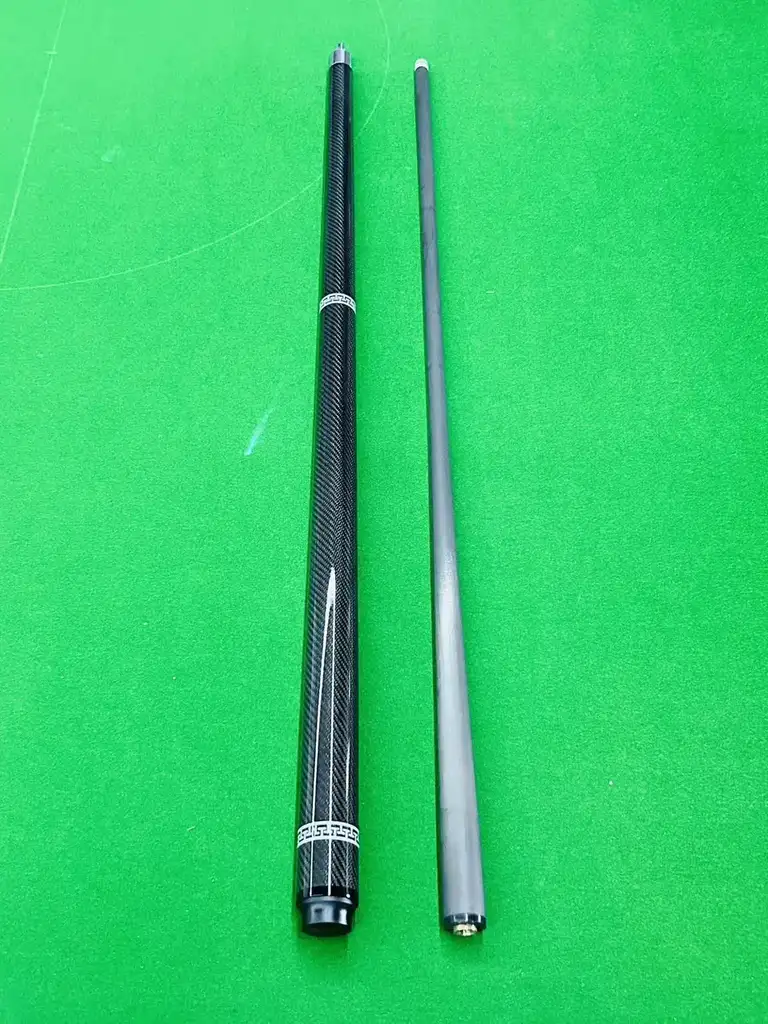 Factory direct supply wholesale pure carbon fiber American-style 1/2 split large-head billiard cue
