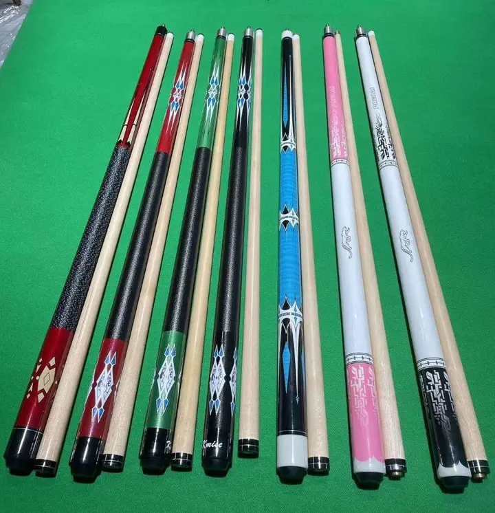 Factory in-stock billiard cues, direct factory sales, 1/2 American-style large-tip cue, modular snooker billia
