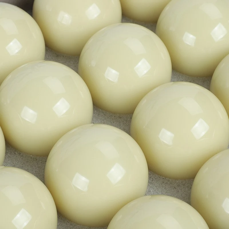 Foreign Trade Pure White Billiards 57.2mm Standard American Cue Ball Imported Resin Billiards Special Factory , photograph 3