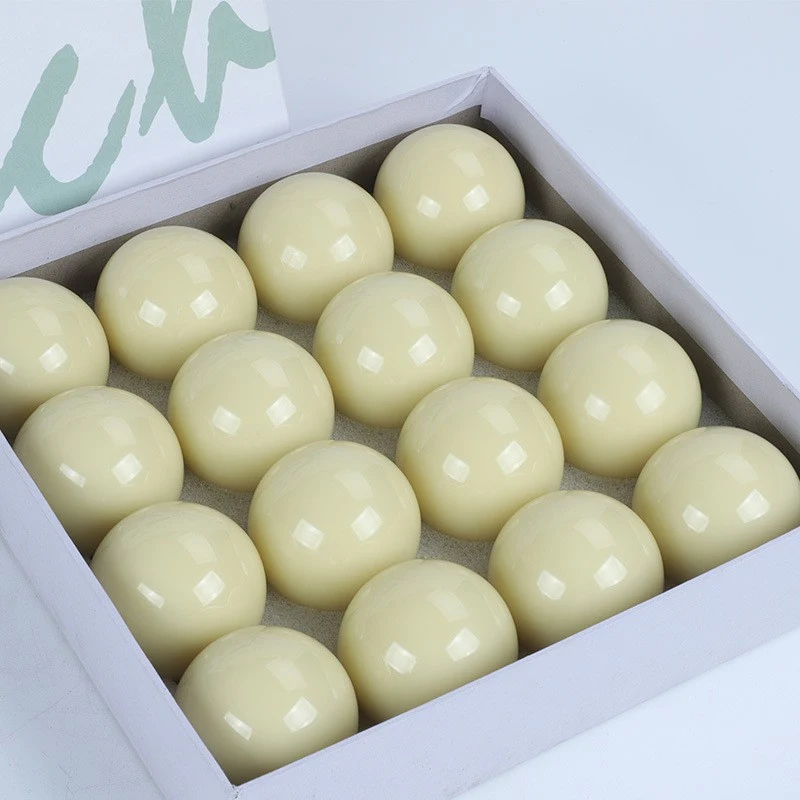 Foreign Trade Pure White Billiards 57.2mm Standard American Cue Ball Imported Resin Billiards Special Factory