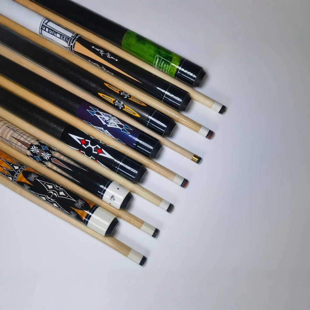 Manufacturer Maple Billiard Cue Big Tip 12MM American Cue 1/2 Split pool Cue 13MM Wholesale